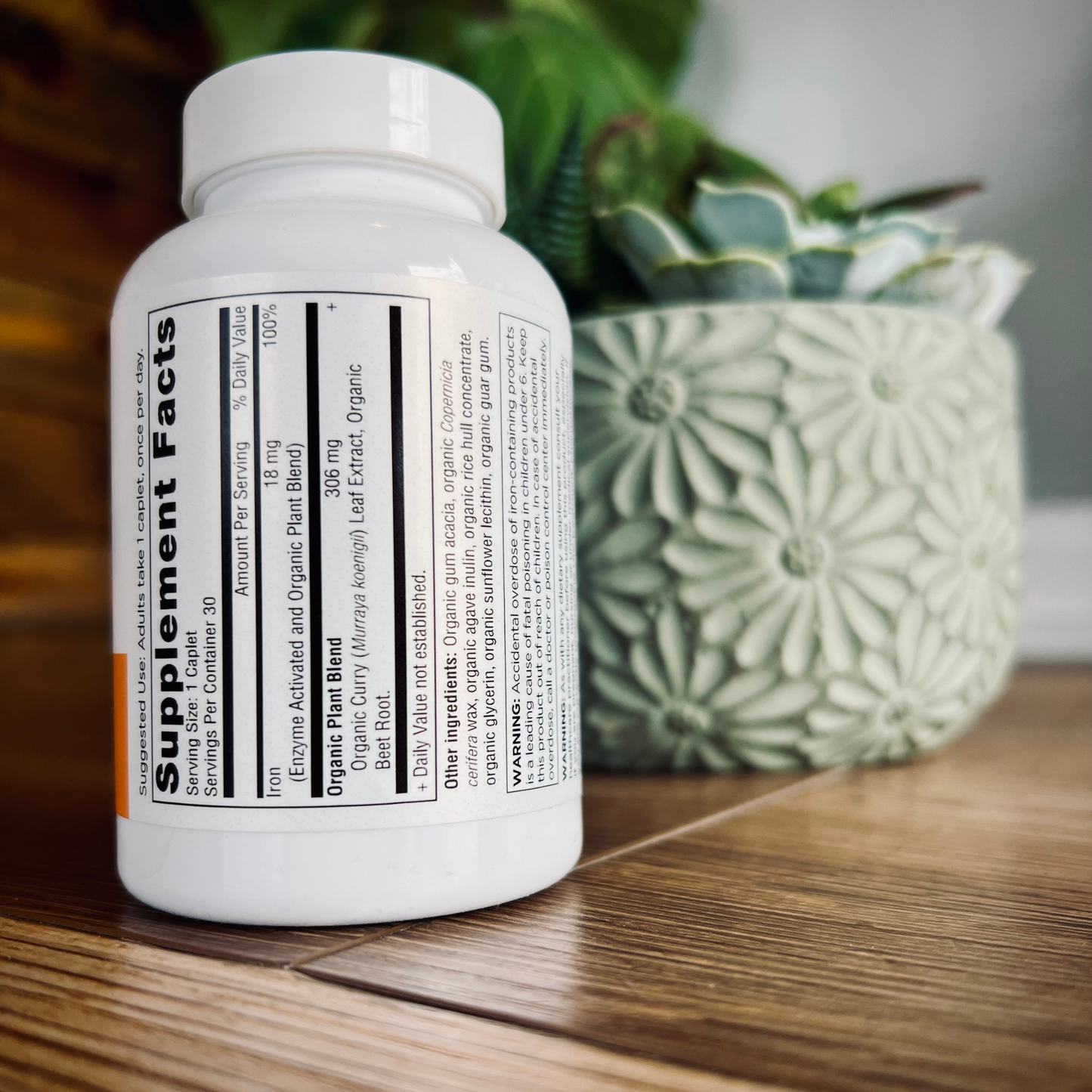 Organic Iron 30 ct.