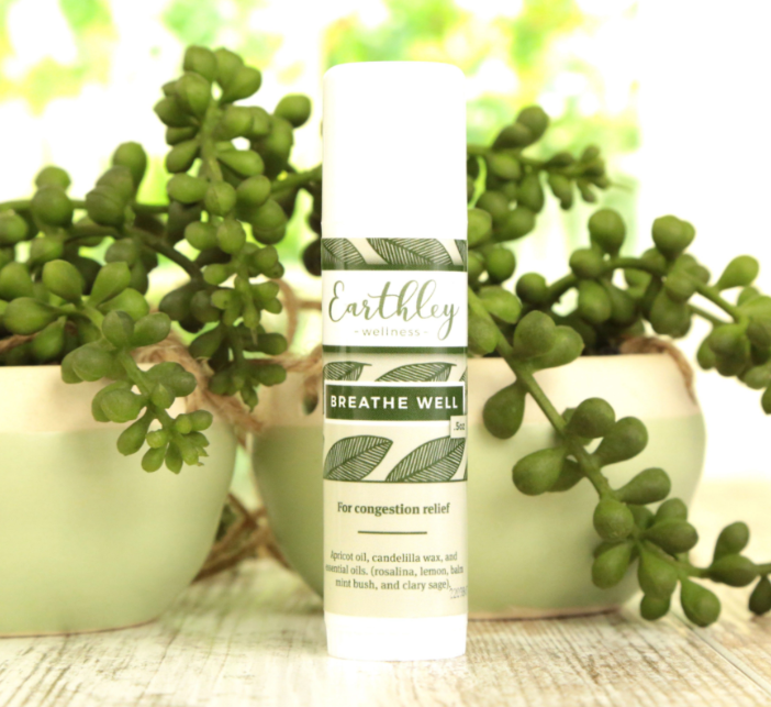 Earthley - Breathe Well Salve - 0.5 oz stick