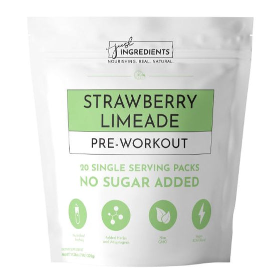 Strawberry Limeade Pre-Workout (20 Single Serving Sticks)