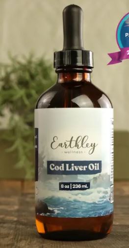 Earthly Cod Liver Oil - 8 oz.