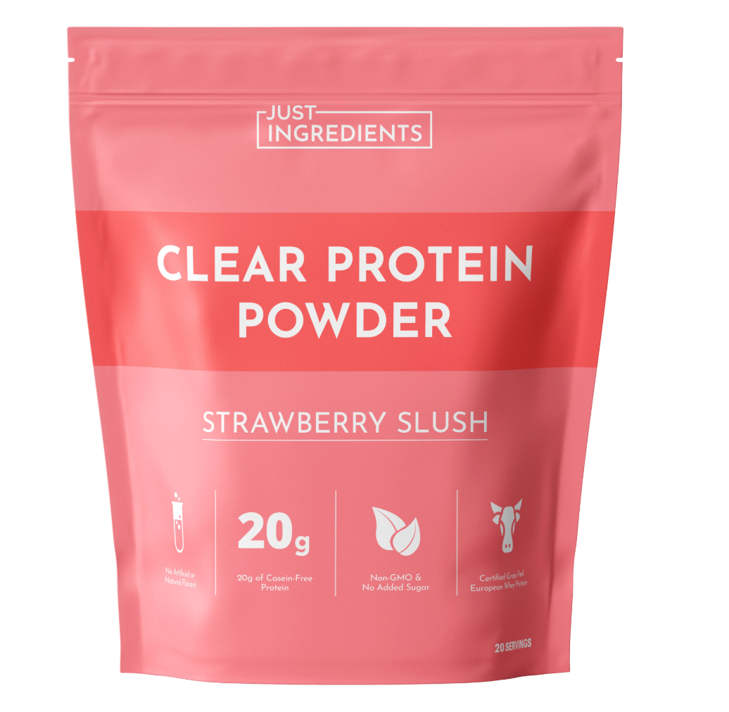 Just Ingredients Clear Protein Powder - Strawberry Slush