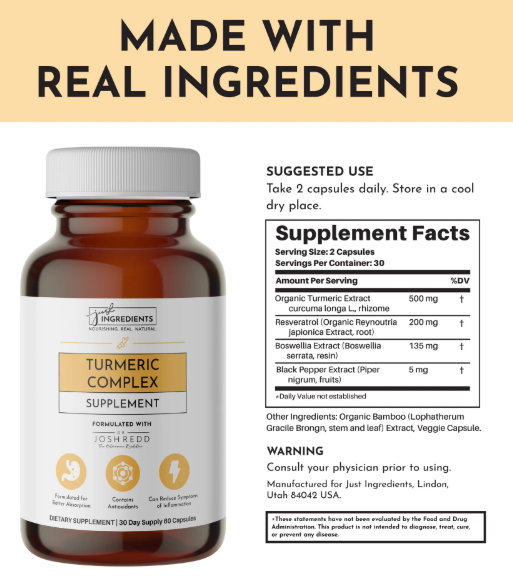 Just Ingredients - Turmeric Complex