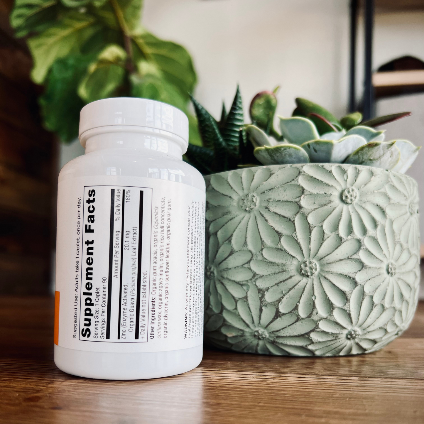 Organic Zinc 60 ct.