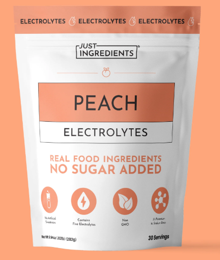 Just Ingredients Peach Electrolytes