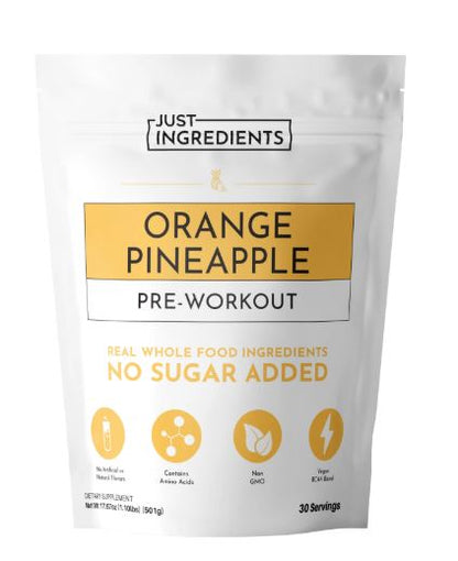 Just Ingredients - Orange Pineapple Pre-Workout