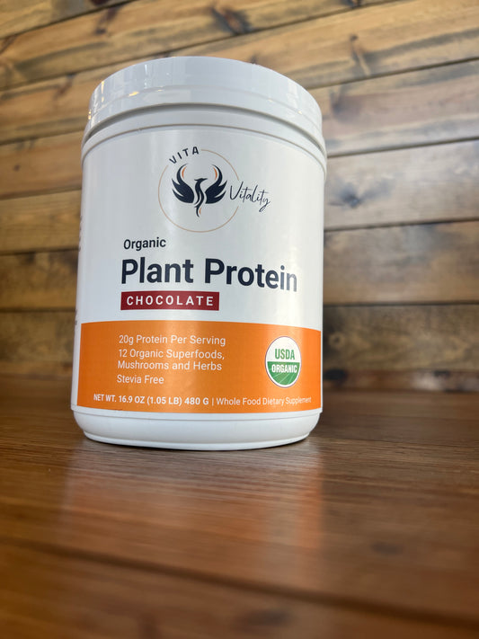 Organic - Plant Protein - Chocolate - 16 Servings