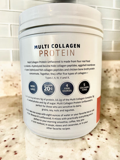 Multi Collagen Protein - Pure - 40 Servings