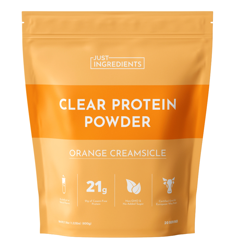 Just Ingredients Clear Protein Powder - Orange Creamsicle