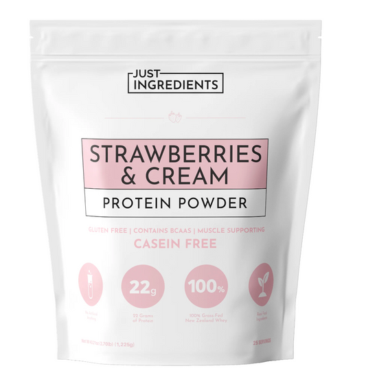 Just Ingredients Protein Powder - Strawberries and Cream