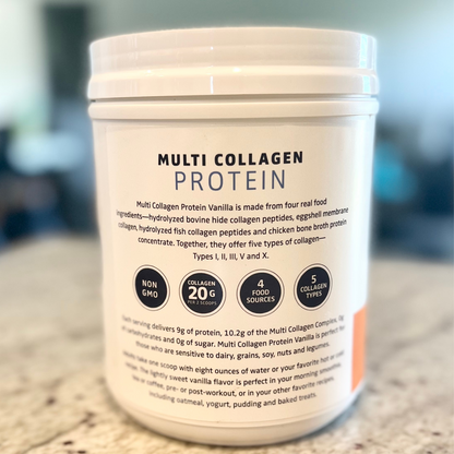Multi Collagen Protein - Vanilla - 40 Servings